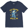 work out time V-Neck Tee