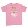 leo hated by many wanted by plenty disliked by some confronted by none Youth Tee