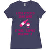 rescued some wine Ladies Fitted T-Shirt