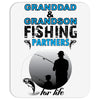 Granddad &amp; Grandson Fishing Partners For Life Mousepad