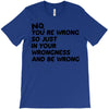 no. you're wrong T-Shirt