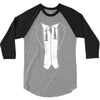 disheveled tuxedo 3/4 Sleeve Shirt