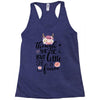 Tough She Be But Little She Is Fierce Racerback Tank
