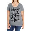 Love You To The Moon And Back Ladies Curvy T-Shirt