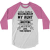 Dear Auntie, Thanks For Being My Aunt 3/4 Sleeve Shirt