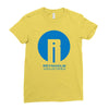 reynholm industries Ladies Fitted T-Shirt