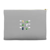 rolling on the forest floor laughing Accessory Pouches