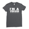 i'm a virgin but this is an old shirt Ladies Fitted T-Shirt