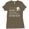 100 miles Ladies Fitted T-Shirt