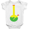 rasta bong water pipe slide insert stem filtered Baby Onesie