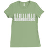 piano skyline Ladies Fitted T-Shirt