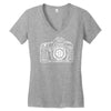 photographer camera Women's V-Neck T-Shirt
