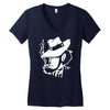 gighen cartoon manga lupin goemon Women's V-Neck T-Shirt