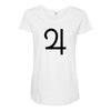 GOOD DATE 21 Maternity Scoop Neck T-shirt