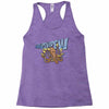 octopus with bubble gun goes pewpew Racerback Tank