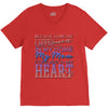 my mom is in heaven forever V-Neck Tee