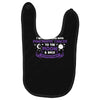 I Love Someone with Pancreatic Cancer to The Moon and Back to Infinity Baby Bibs
