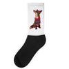 floral fox Socks