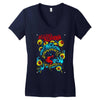 asking alexandria eyeball monster Women's V-Neck T-Shirt