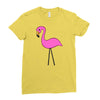 animal pink Ladies Fitted T-Shirt