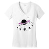 Saturn Swing Women's V-Neck T-Shirt