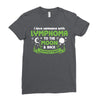I Love Someone with Lymphoma Cancer to The Moon and Back to Infinity Ladies Fitted T-Shirt