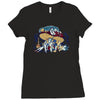 stoned in wonderland Ladies Fitted T-Shirt