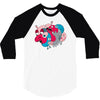 rhino splat 3/4 Sleeve Shirt