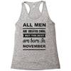 all men are created equal november Racerback Tank