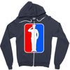 bestaande uit militair Zipper Hoodie
