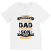Super Cool Dad Of A Freaking Awesome Son V-Neck Tee
