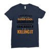 I Never Dreamed I'd Grow Up To Be A Super Cool Grandfather Of Freaking Ladies Fitted T-Shirt