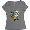 anarchy adventure time Women's Triblend Scoop T-shirt