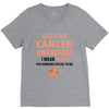 wear peach for uterine cancer V-Neck Tee