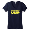 schmoes know Women's V-Neck T-Shirt