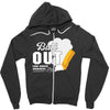Butt Out Lung Cancer Awareness Zipper Hoodie