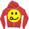 skydiving face Zipper Hoodie