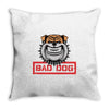 bad dog 2 Throw Pillow