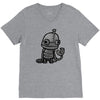 sad robot V-Neck Tee