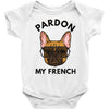 pardon my french Baby Bodysuit