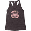 bowser's gym Racerback Tank