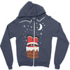 christmas chimney Zipper Hoodie