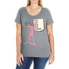pink panther list Ladies Curvy T-Shirt