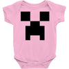 creeper face Baby Onesie