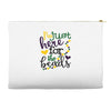 i'm just here for the beads Accessory Pouches