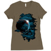 pirate (space)ship Ladies Fitted T-Shirt