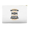 Super Cool Mom Of A Freaking Awesome Granddaughter Accessory Pouches