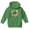 Floral Baby Name Youth Hoodie