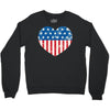 usa flag 2 Crewneck Sweatshirt