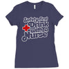 safety first drink with a nurse Ladies Fitted T-Shirt